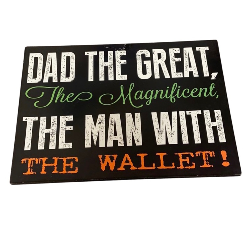 Sarcasm wall art. Great gift for dads.